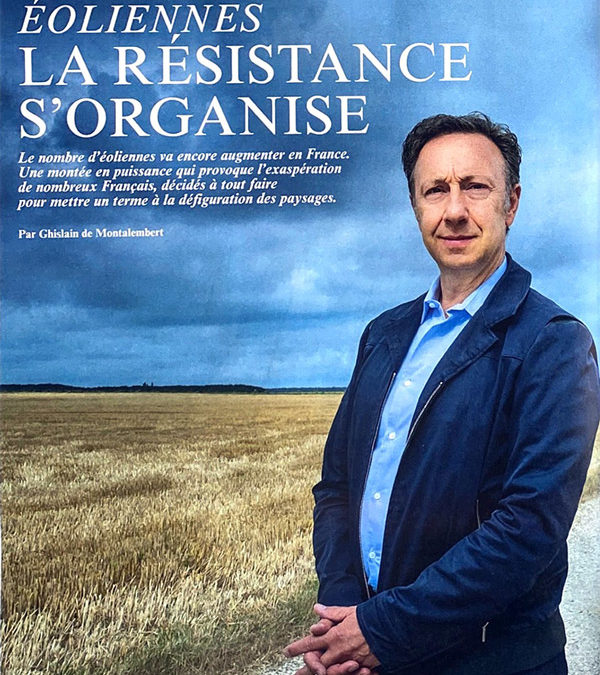 Image de couv de l'article du Figaro magazine avec Stéphane Bern