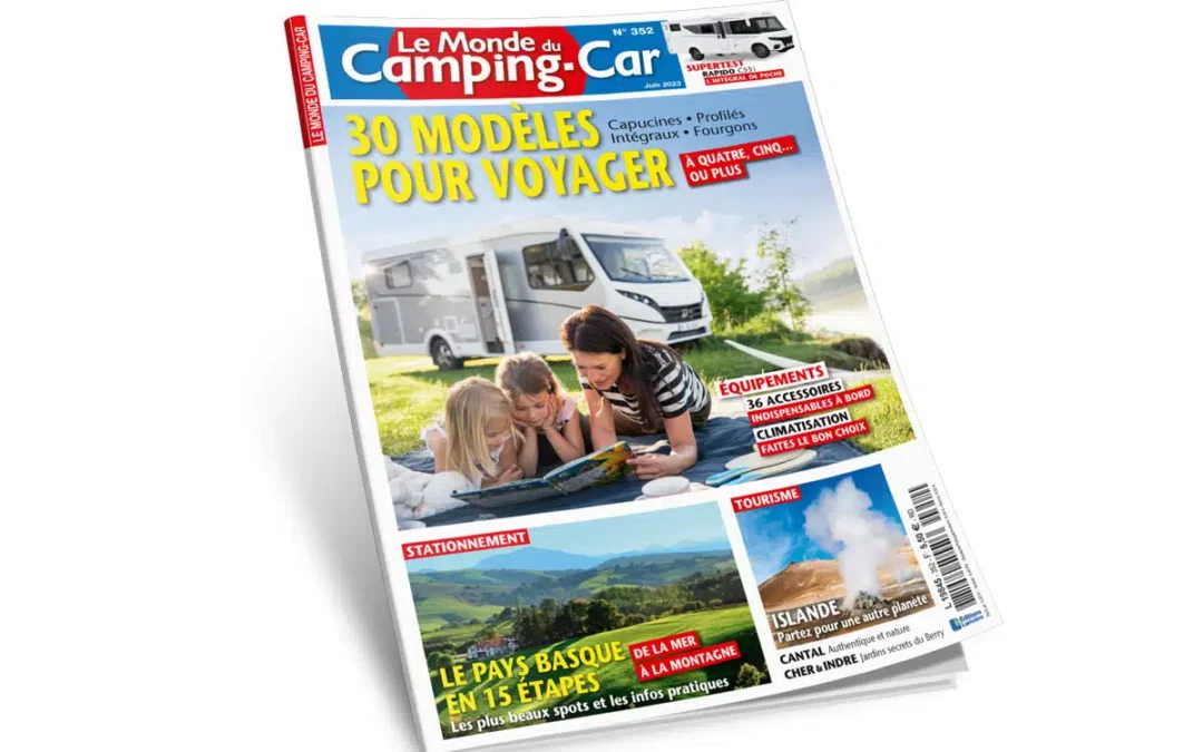 Juin 2023, article paru dans Le-Monde-du-Camping-Car-Jardins-du-Berry-Ecrins-secrets-et-remarquables