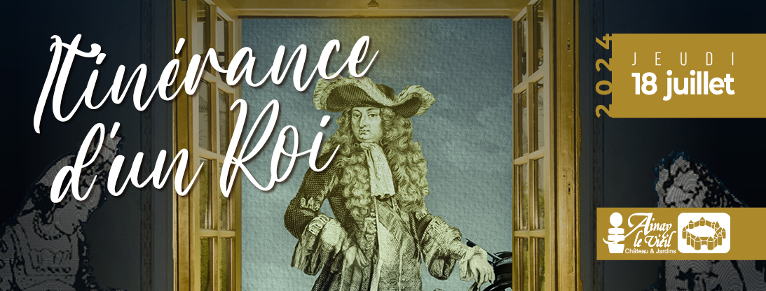 Le 18 juillet 2024, la cour de Louis XIV investit le Château d’Ainay-le-Vieil avec le spectacle immersif : "Itinérance d'un roi" ! Sorti des représentations traditionnelles et guidé par le grand Molière, ce spectacle immersif, improvisé et dansé vous plongera dans le XVIIème siècle et l’espace d’une soirée, vous transformera en courtisans du Roi Soleil.